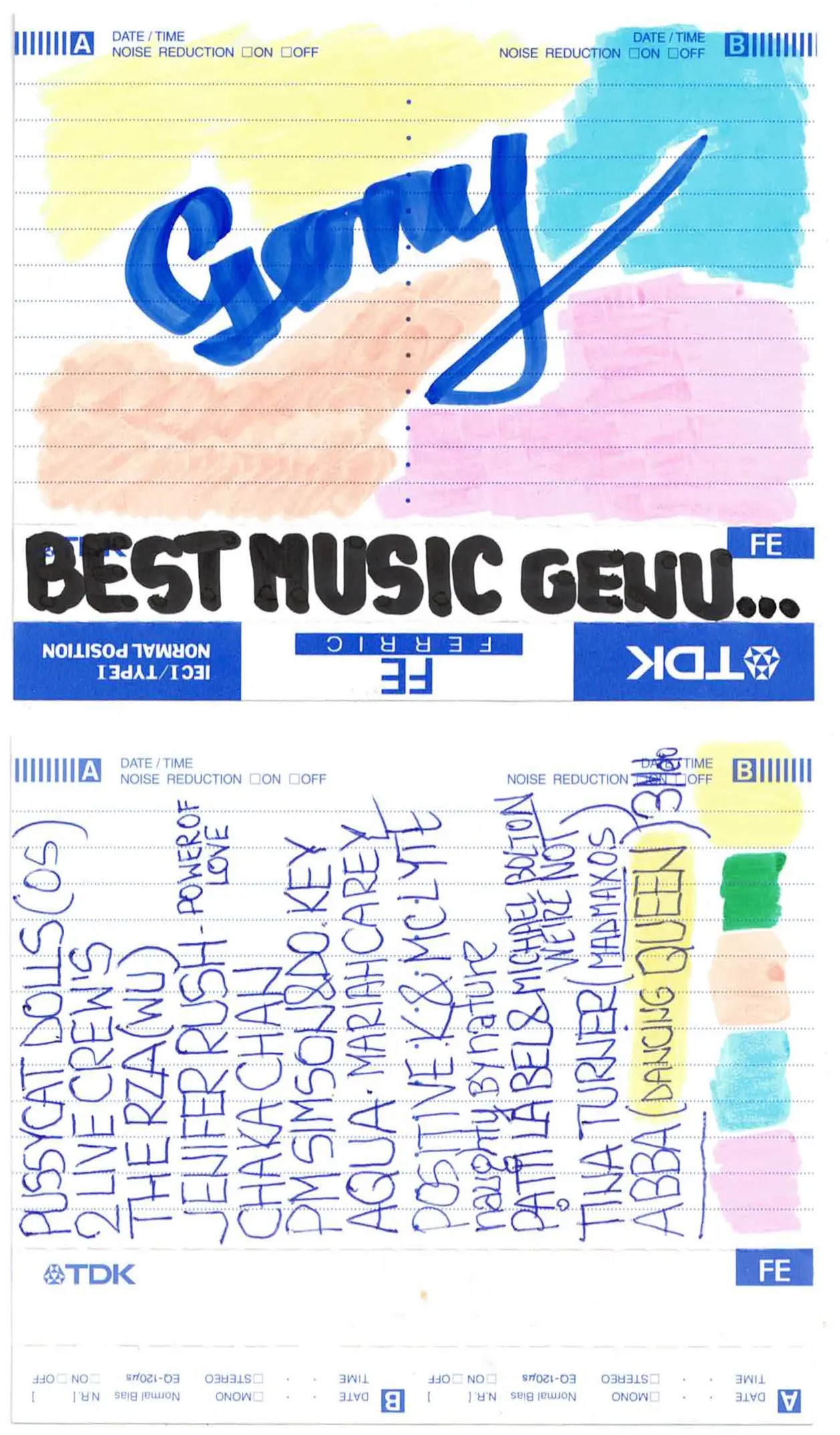 GENU - BEST MUSIC - J-Card